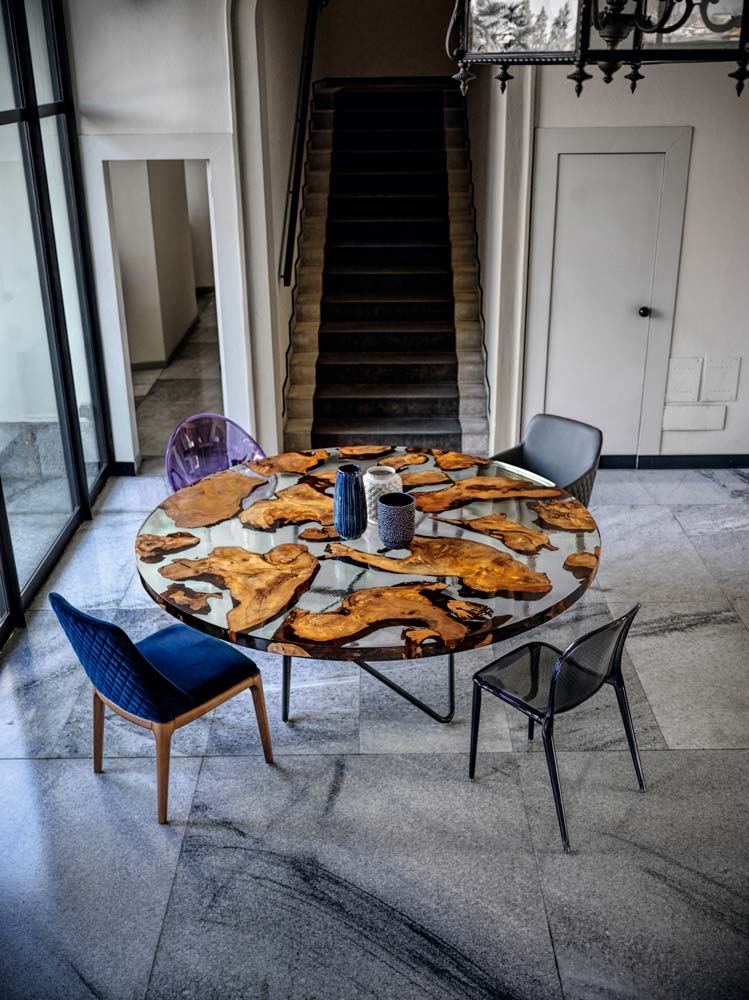 Tavoli in legno massello di design Made in Italy Gallery 5